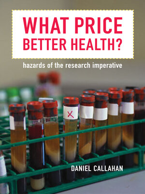 cover image of What Price Better Health?